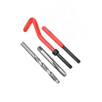 Kit d'insertion de réparation de filetage métrique en acier inoxydable de qualité industrielle 304 Outils d'assemblage à la main Car Pro Coil OEM Boîte personnalisable