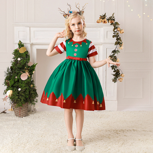 I bambini del fiocco di neve di nuovo stile di mqitz vestono i <span class=keywords><strong>cartoni</strong></span> <span class=keywords><strong>animati</strong></span> di modo <span class=keywords><strong>delle</strong></span> ragazze stampano i costumi di natale dei vestiti da principessa - Product Image 2
