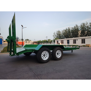 <span class=keywords><strong>Remolque</strong></span> utilitario de acero de 5 toneladas con eje tándem de alta calidad, <span class=keywords><strong>remolque</strong></span> plano aplicable a camionetas - Product Image 3