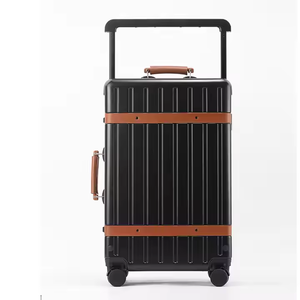Unisex Aluminum PC <b>Suitcase</b> TSA Lock Wide Trolley Case Universal Wheel Durable ABS/PC Luggage for Business RTS Bulk Mixed Order - Product Image 2