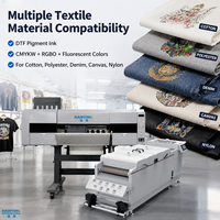 Nueva Impresora DTF Industrial Completamente Automática de 70 cm con 6 Cabezales de Impresión I3200, Agitador Automático de Tinta DTF para Producción en Masa