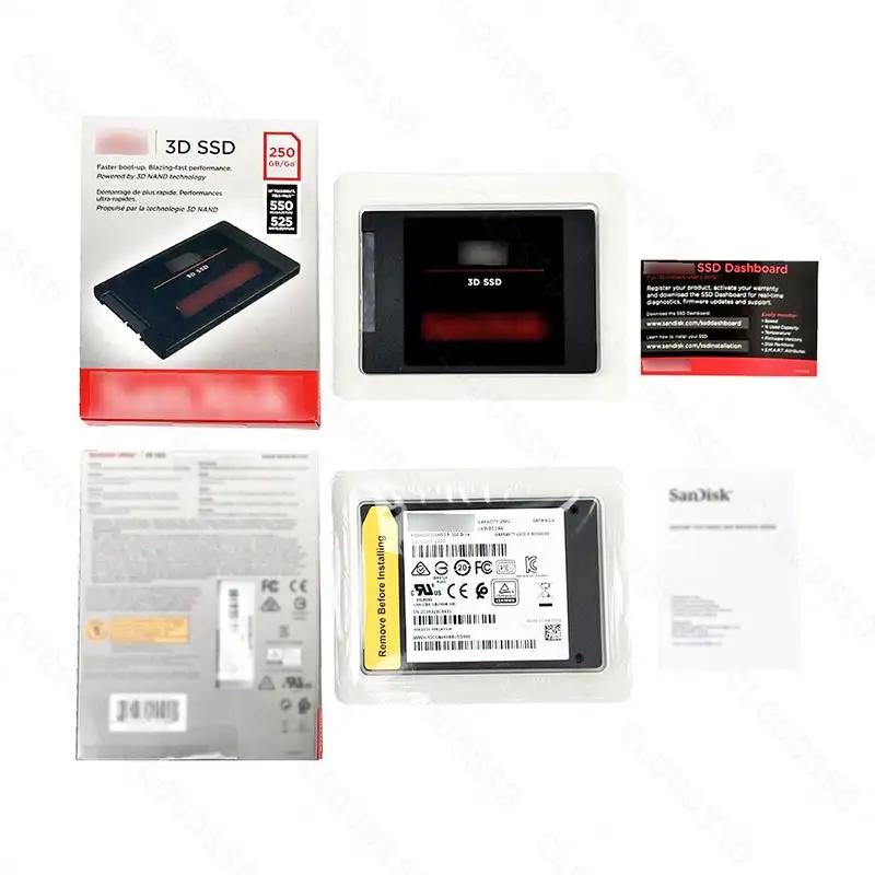 Ssd 250GB 500GB 1tb 2tb interno a stato solido U-ltra 3D 2.5 pollici SATA III HDD disco rigido HD per Notebook PC