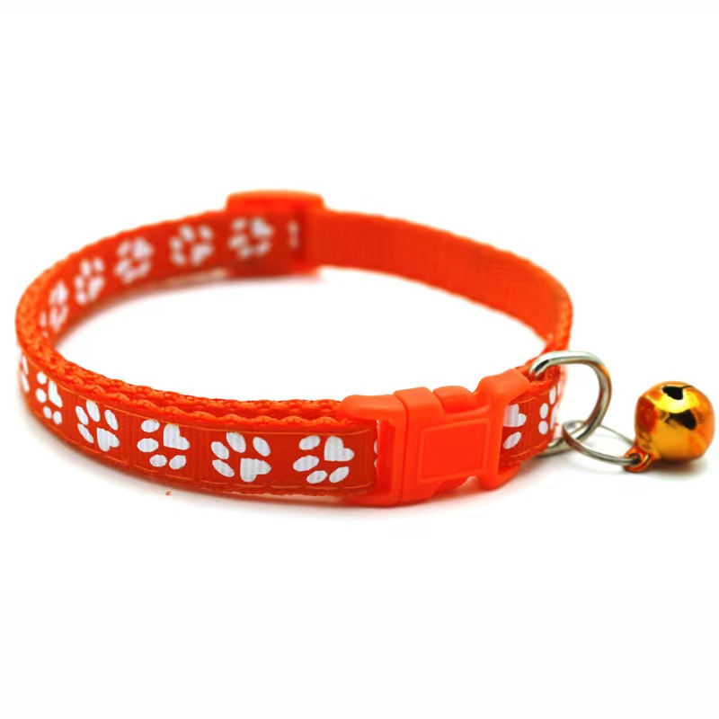 Factory Wholesale Cat Collar Pet Bell Collar Multi Color Cat Accessory Safety Buckle Collar For Cat And Puppy