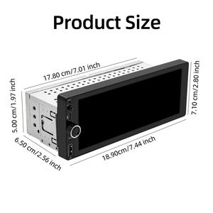 Volant de voiture stéréo avec fonction d'apprentissage 60wx4 entrée vidéo lecteur de voiture avancé - Product Image 3