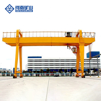 Grue à double portique de type chariot à treuil pour levage de matériaux extérieurs dans les mines du Henan, avec hauteur de levage de 6M, 9M, 12M, 18M