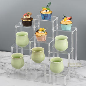 Porte-figurines <span class=keywords><strong>de</strong></span> parfum en acrylique transparent avec support <span class=keywords><strong>de</strong></span> tasse pour organisateur <span class=keywords><strong>de</strong></span> <span class=keywords><strong>maquillage</strong></span> - Product Image 1