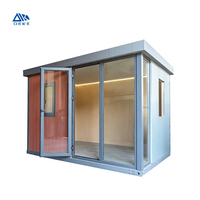 Maison de bureau préfabriquée de luxe portable et respirante DEKE DKPH001 de haute qualité, 20 pieds/40 pieds, avec panneau de purification