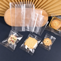 Sacs d'emballage alimentaire mats transparents scellés à la machine, qualité commerciale, pour l'emballage de gâteaux flocons de neige (vente en gros)