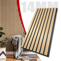Beien 14mm mince Akupanel panneaux muraux de Construction acoustique en bois panneaux muraux minces panneaux muraux acoustiques en bois pour salle de cinéma