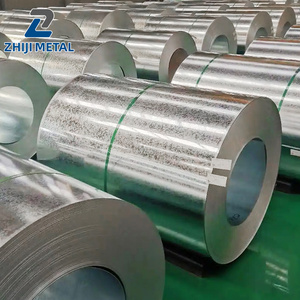 Bobina de acero galvanizado en caliente Rollo recubierto de zinc Hoja de acero laminado en frío para uso en la construcción de paredes de techos - Product Image 2