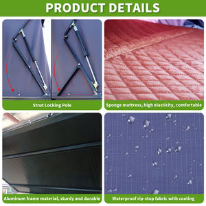 Tente de toit pour le <span class=keywords><strong>camping</strong></span> en plein air imperméable à l'eau pleine saison de haute qualité <span class=keywords><strong>pas</strong></span> <span class=keywords><strong>cher</strong></span> tente de toit - Product Image 5