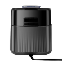 Friteuse à air intelligente électrique 1500W, 5.1-6.0L, carrée, moderne, en acier inoxydable, grande fenêtre visible, contrôle numérique, protection contre la surchauffe