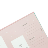 Livre de grossesse à couverture rigide personnalisé belle boîte de papier cadeau pour les premières naissances du bébé avec inserts photo à ultrasons