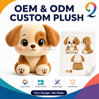 Créez votre propre peluche personnalisée : mascotte sportive, poupée d'équipe ou d'école, jouets en peluche à faible MOQ