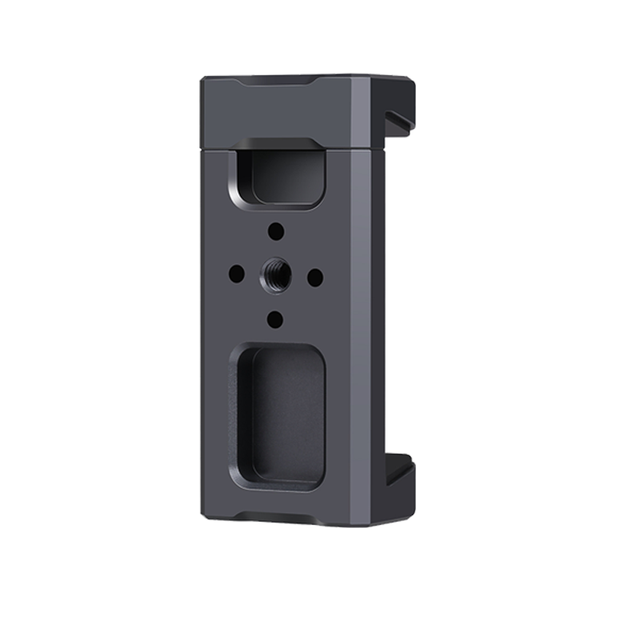 Phone Tripod Mount with Cold Shoe Mount Vertical and Horizontal Metal Adjustable Clamp for iPhone 16/15/14/13/12/11/ Pro Max