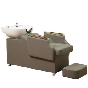 Luxury Barber Shop <b>Furniture</b> Shampoo Bed Sink Hair <b>Salon</b> Lay Down Washing Basin for Hair <b>Salon</b> Shampoo Chair - Product Image 3