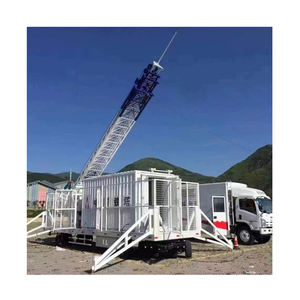 Antenne de communication mobile de <span class=keywords><strong>première</strong></span> <span class=keywords><strong>classe</strong></span> Wifi Télécommunication Remorque Télécom Tour (Cell On Wheels) - Product Image 1