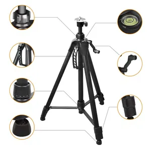 Pasokan pabrik Tripod aluminium profesional 1.5m kualitas tinggi untuk tingkat Laser