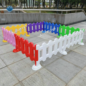 Grand parc pour enfants blanc Terrain <span class=keywords><strong>de</strong></span> jeu intérieur mobile avec portail Sécurité pour bébé Clôtures <span class=keywords><strong>de</strong></span> jardin en plastique souple - Product Image 5