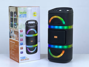 Altavoz Inalámbrico Portátil con Emparejamiento Dual CS-4412 de Moda, Graves Potentes, Sonido Estéreo, LED, Altavoz Bluetooth para Exteriores - Product Image 4