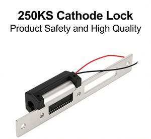 250KS ล็อคไฟฟ้า 1000 กก. DC12V ปรับได้ NO/NC สำหรับระบบควบคุมการเข้าออกประตูแบบมีกรอบ - Product Image 2