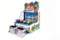 Machine de tir à jets d'eau pour 4 joueurs, équipement de divertissement dans une salle d'arcade, machine de jeu à monnayeur pour enfants