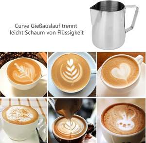 เหยือกตีฟองนมสแตนเลสสตีลขนาด 12 ออนซ์/350 มล. ผิวเงาแบบกระจก เป็นมิตรต่อสิ่งแวดล้อม - Product Image 4