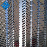Grillage de plâtrage robuste en acier inoxydable de 1/8 pouce à nervures plates pour plafonds, murs, EIFS et renforcement
