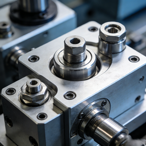 ชิ้นส่วนเครื่องจักรกลซีเอ็นซีที่ผลิตในโรงงานจีน ชิ้นส่วนอะลูมิเนียมซีเอ็นซี/ชิ้นส่วนไฟฉาย LED ที่ผลิตด้วยเครื่องจักรกลซีเอ็นซี  ชิ้นส่วนประกอบกลไกที่มีความแม่นยำสูงตามสั่ง - Product Image 1