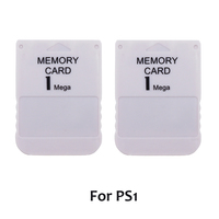 1MB PS1 Speicherkarte 1 Mega Speicherkarte für PlayStation 1 PS1 Spielekonsole Retro-Spiele-Zubehör