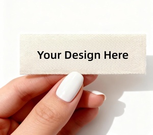 Etiquetas de Algodón para el Cuidado de la Ropa con Logotipo de Marca Ecológicas y Económicas, Etiquetas de Algodón Orgánico 100% Suaves Impresas - Product Image 2