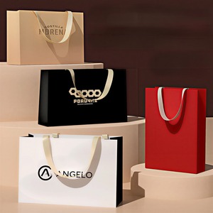 Bolsas de papel para regalo, bolsas de papel planas para fiestas, bolsas de papel sin cintura para pan, papel para carbón, modelos explosivos - Product Image 1