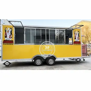 DOT CE VIN Outside Foodtruck For Sale USA Low Price Fast Food Trailer Trucks With Kitchen Equipment Mobile