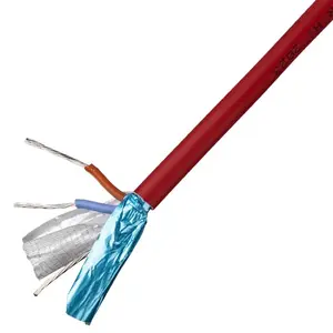 Cable Has Antisun 2 3 4 Core 1 1.5 2.5 4mm2 Smoke Slc Shielded Fire Alarm Cable For Fire Control System