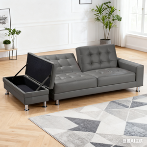 <span class=keywords><strong>Canapé</strong></span>-lit confortable de haute <span class=keywords><strong>qualité</strong></span> personnalisé pour le salon, <span class=keywords><strong>canapé</strong></span> <span class=keywords><strong>convertible</strong></span> pliable avec rangement 6709 - Product Image 2