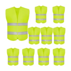 Gilet de sécurité réfléchissant haute visibilité vêtements de construction ANSI classe 1 EN 20471 certifié logo personnalisé disponible S-4XL - Product Image 3