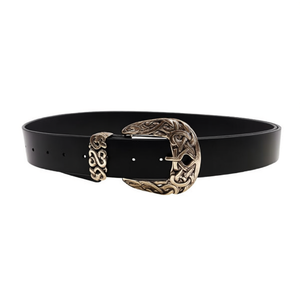 Angelina Metal Belt 4cm 110cm <b>Vintage</b> Plate Buckle Alloy Fashion <b>Accessory</b> For Women - Product Image 4