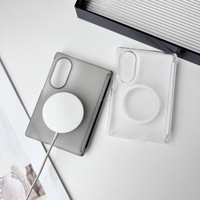 Funda Magnética Delgada para Teléfono Móvil con Protección UV para Samsung Z Fold 8 7, Funda Rígida Protectora para Fold 6 5 4, Funda Transparente W26