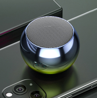 Enceinte sans Fil Portable Multicolore Mini Ronde avec Basses Puissantes