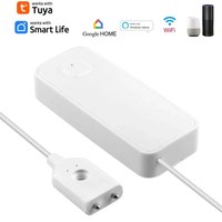 Détecteur de niveau d'eau intelligent WiFi Tuya, système d'alarme sonore 80 dB, capteur de fuite d'eau, surveillance à distance E101