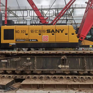 Grue sur chenilles de marque chinoise de premier plan, 200 tonnes, type à forte demande, prix d'usine, moteur, pompe, boîte de vitesses, hauteur de levage de 105 m - Product Image 2