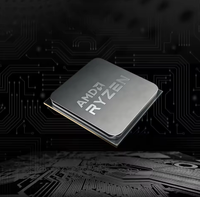 Nouveau processeur AMD Ryzen 5 5500 avec refroidisseur R5 5500 3,6 GHz 6 cœurs 12 threads CPU 7 nm 65 W L3=16 Mo 100-000000457 Socket AM4