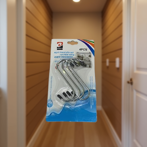 Gancio a S in acciaio inossidabile MNJ da 10 cm, confezione da 4 pezzi, accessori per montaggio a parete - Product Image 2