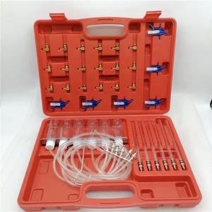 MEDSEN Kunststoff-<span class=keywords><strong>Diesel</strong></span>-Injektor-Diagnose-Durchflussmesser-Adapter-Set, 18 Common-Rail-Adapter, <span class=keywords><strong>Tester</strong></span>, Fahrzeugwerkzeug, Zylinderdurchfluss-Einfachmessgerät - Product Image 2