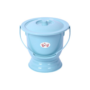 Orinal Cubierto Antiolores para Mujeres, Uso Doméstico, Dormitorio, Plástico con Tapa, para Adultos, Ancianos, Forma Redonda - Product Image 4