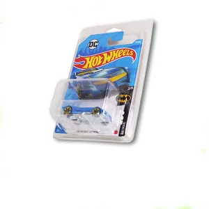 Emballage Blister transparent personnalisé pour roues chaudes jouets voiture anti-poussière boîte d'affichage boîte d'emballage Blister à clapet