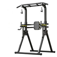 Barre de traction et barres parallèles pliables sur pied, équipement de fitness multifonctionnel pour la maison, support de traction intérieur