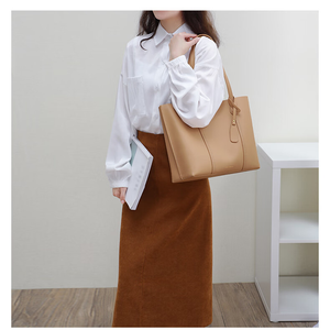 Large Capacity Genuine Leather Women's Bag Shoulder Handbag - Product Image 6