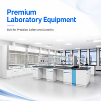 Table de laboratoire moderne en métal durable avec évier et armoire, 4 tiroirs, revêtement en poudre époxy, poste de travail en acier inoxydable pour laboratoire de chimie