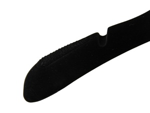 Factory Wholesale Velvet <strong>Clothes</strong> Hanger Making Machine <strong>Black</strong> Velvet Rack &amp; <strong>Rail</strong> - Product Image 4